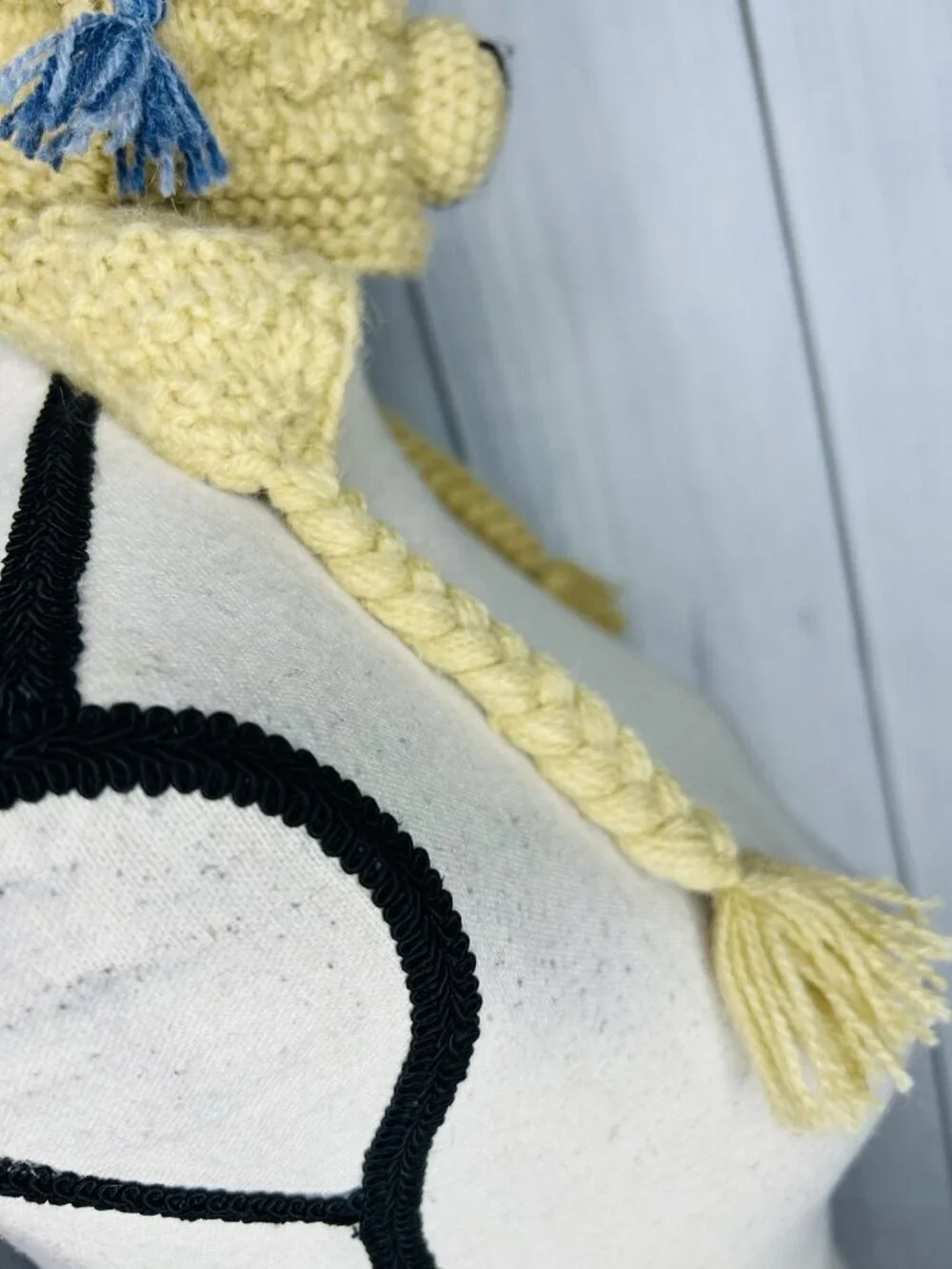 Andes Gifts Alpaca Llama Head Hat Adult Tan Peru